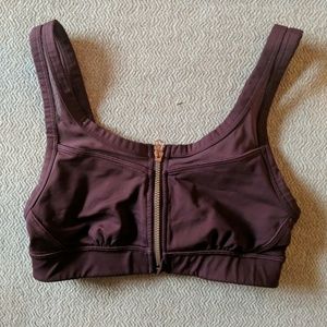 Lululemom zip up sports bra